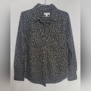 Cheetah Printed Flannel Shacket